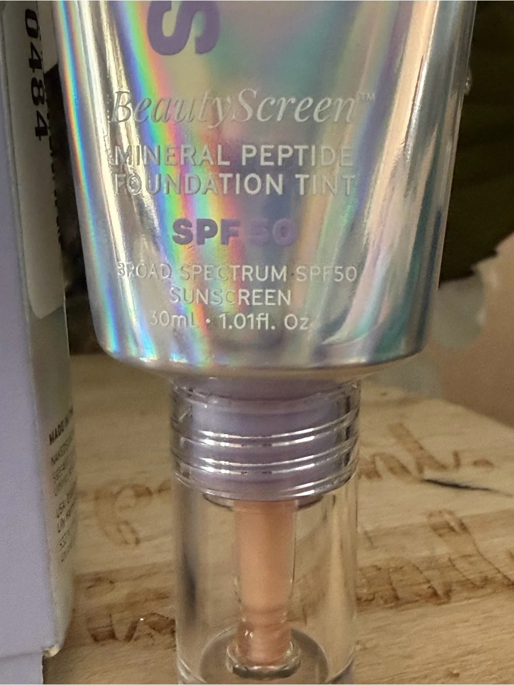 NWT Naked Sundays BeautyScreen Mineral Peptide Foundation Tint SPF 50 shade 3.5
